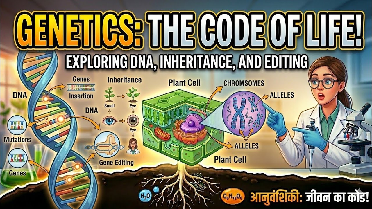 आनुवांशिकी (Genetics) | NCERT निचोड़ | Biology for All Competitive Exams | Selection Special -1 