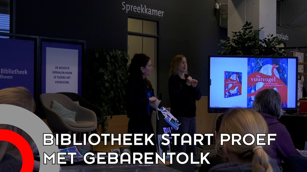 Bibliotheek start proef met gebarentolk