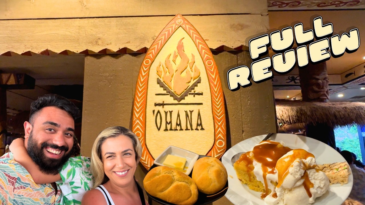 One of the Most POPULAR Restaurants at Walt Disney World | Polynesian Resort Ohana Restaurant Review