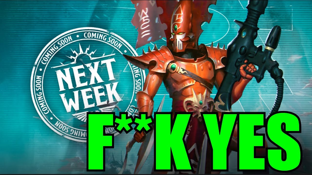 BIGGEST Warhammer 40k Release EVER...Aeldari PLASTIC Kits Galore!!! Codex Phoenix 