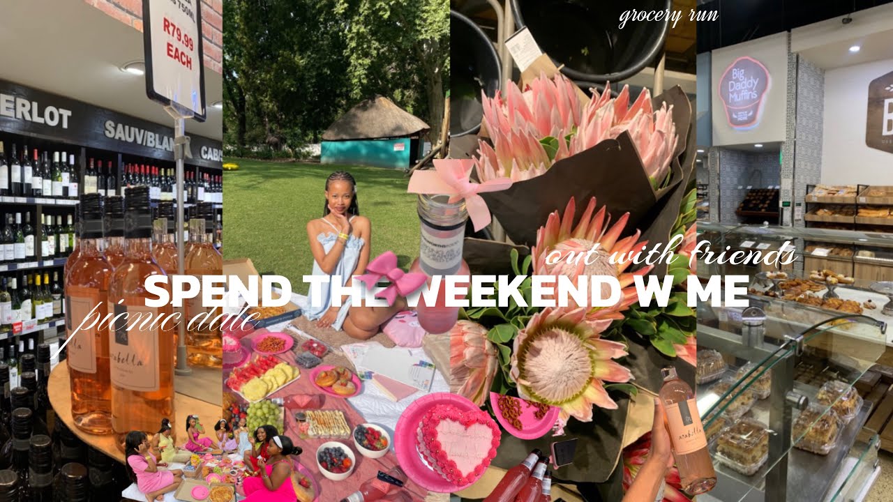 WEEKEND VLOG 🫧 grocery run | picnic date | painting & more