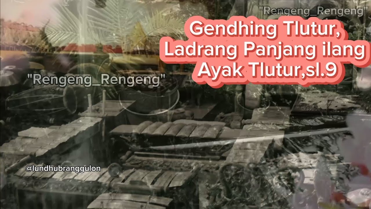Nglaras Gendhing jawa klasik || Tlutur panjang ilang ayak Tlutur sl9 #viral