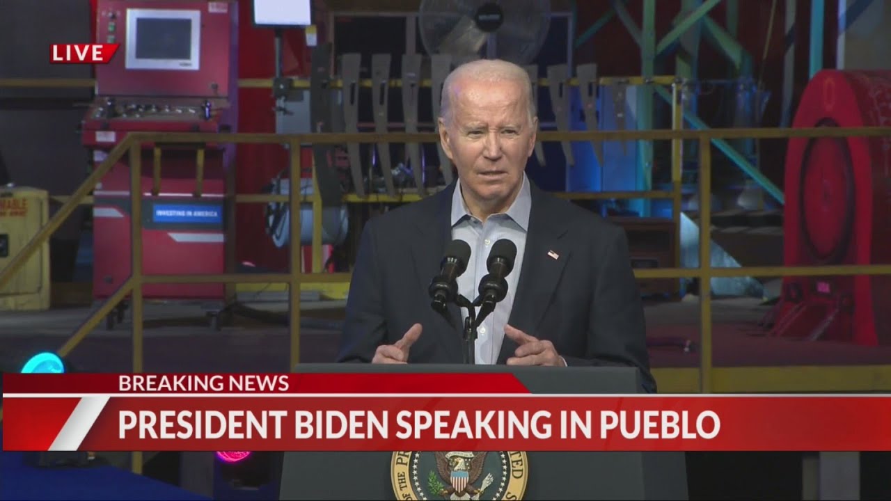 Full remarks: President Biden talks economy, clean energy in Colorado