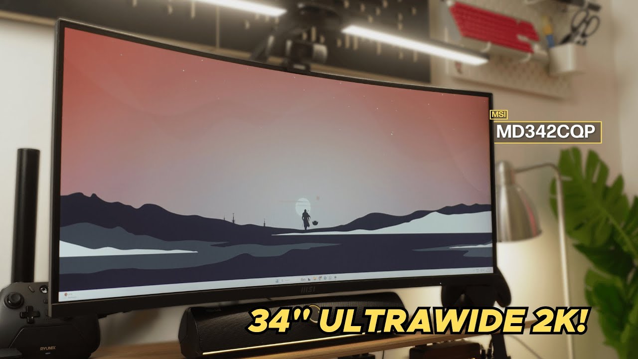 Pengalaman Pake Monitor 34" 2K Ultrawide, Bikin Produktif Banget ?? (MSI Modern MD342CQP)