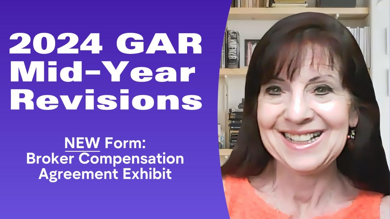 💥 2024 GAR Contract Midyear REVISION - NEW Form 💥  #realestatecontractrevisions