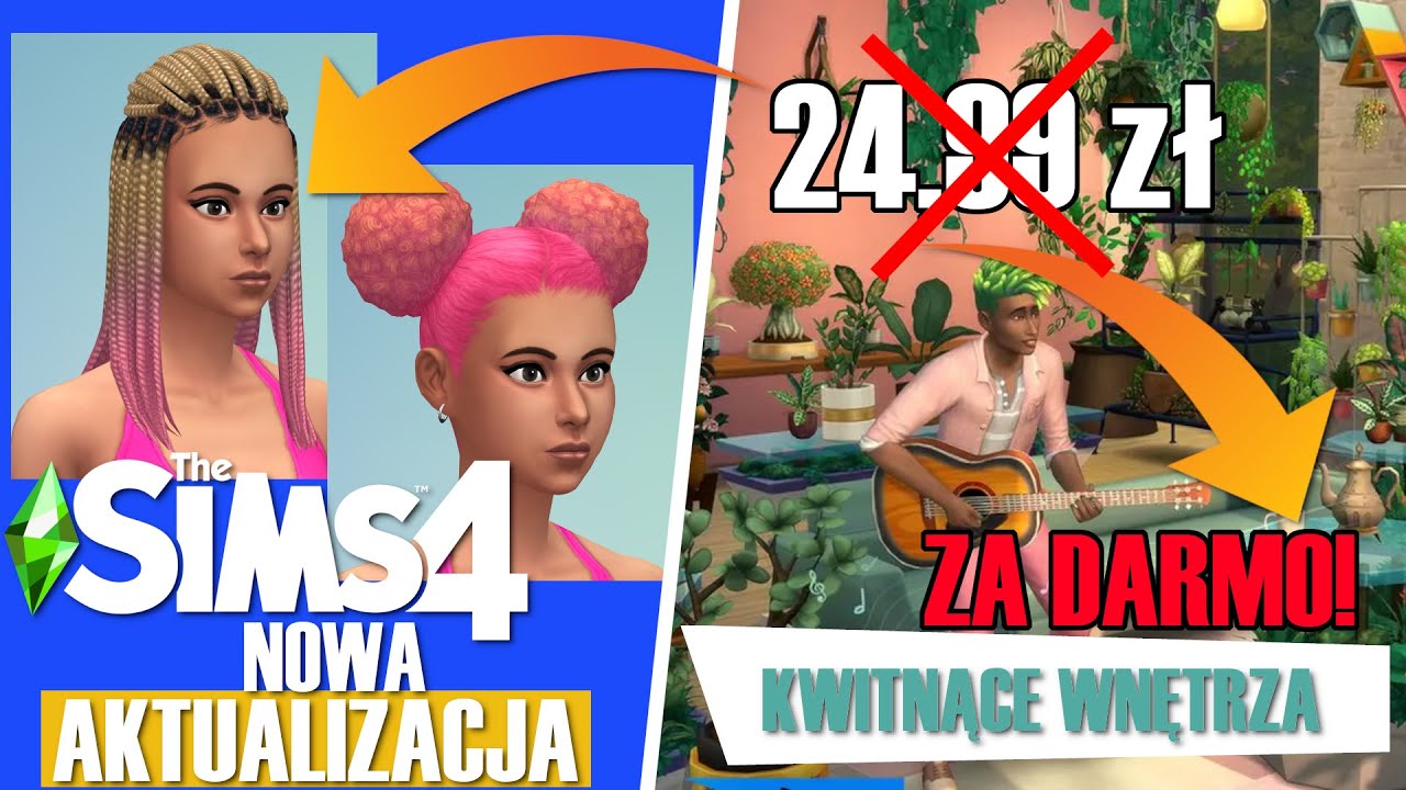 DARMOWA AKTUALIZACJA CAS, FILM O SIMSACH i.. KIT ZA DARMO! SIMS 4 NEWS