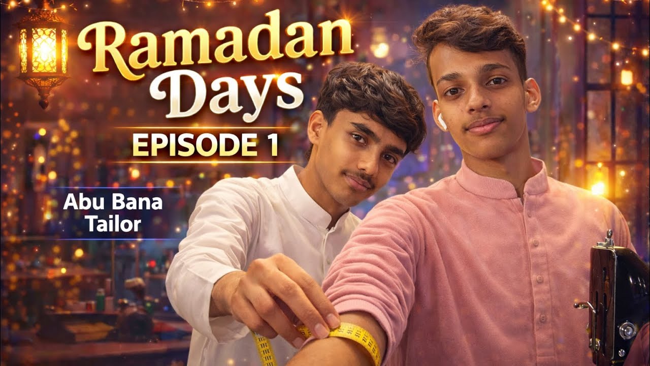 Ramadan Days Episode One | Abu Bana Tailor 🧵 | Ramadan Vlog