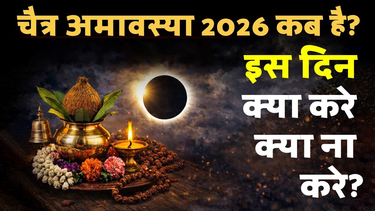 चैत्र अमावस्या की सही तिथि और शुभ मुहूर्त इस दिन क्या करे और क्या ना करे। Chaitra Amavasya 2026