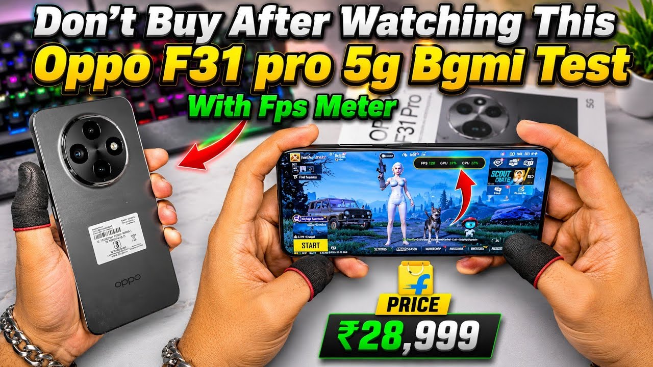 Oppo F31pro 5g Bgmi Test in 2026 😡 Don't Buy