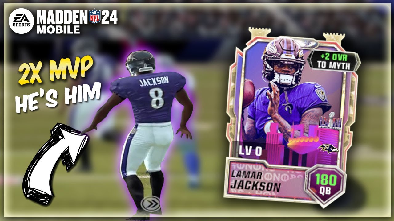 MYTHIC НАГРАЖДАЕТ ЛАМАРА ДЖЕКСОНА ИГРОВОЙ ИГРОЙ ГОДА!! MADDEN MOBILE 24 MYTHIC NFL НАГРАЖДАЕТ ГЕЙ...