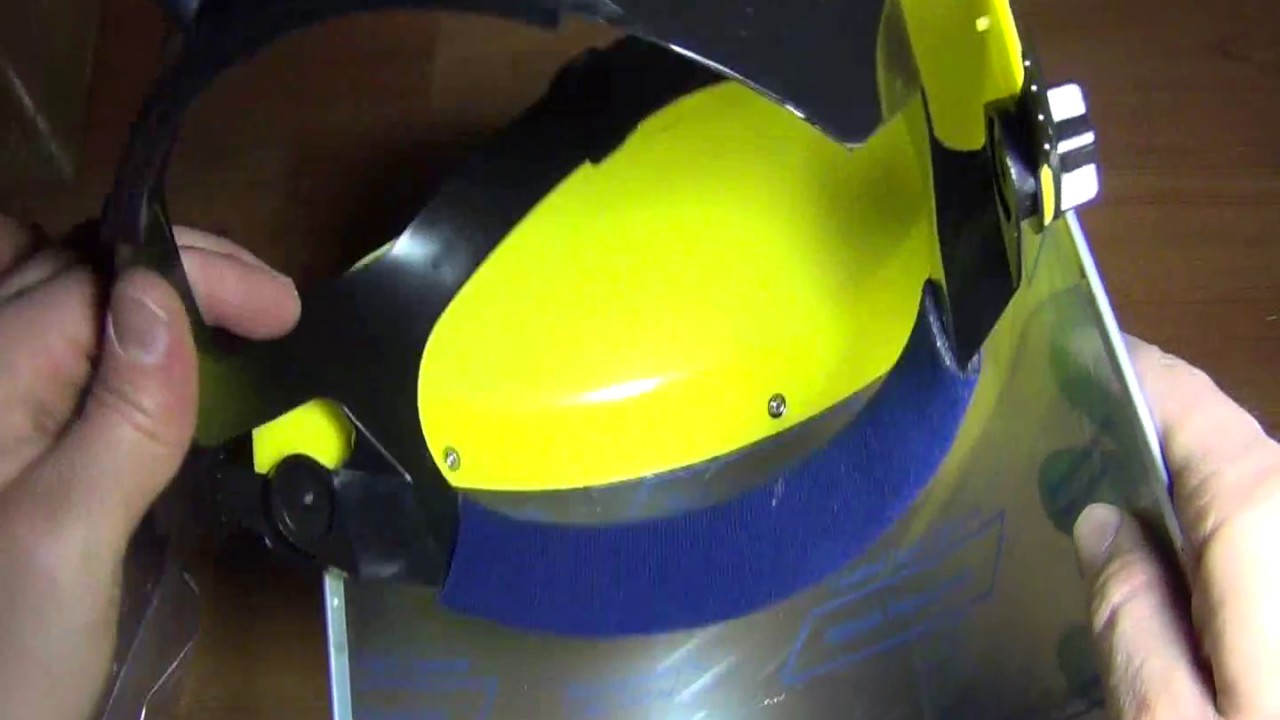 Clarke FS1 Face Visor Shield full look & assembly