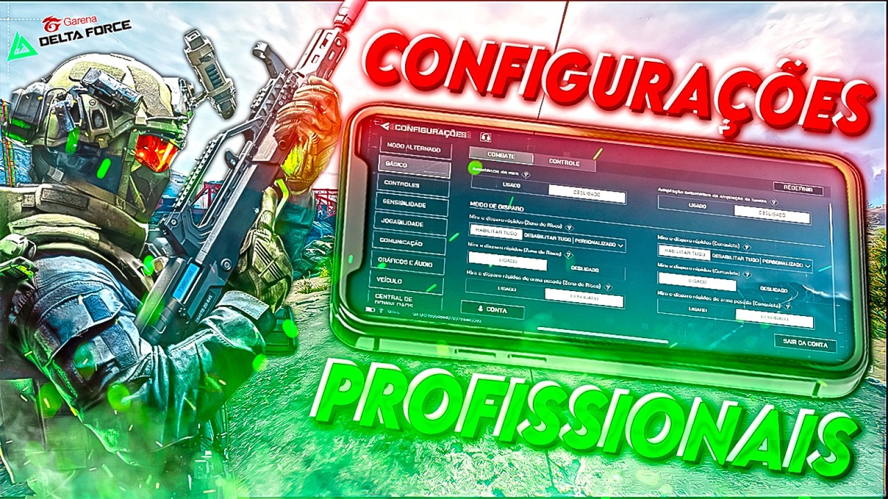 Fique MAIS RÁPIDO que TODO MUNDO com ESSAS CONFIGS no DELTA FORCE MOBILE !!
