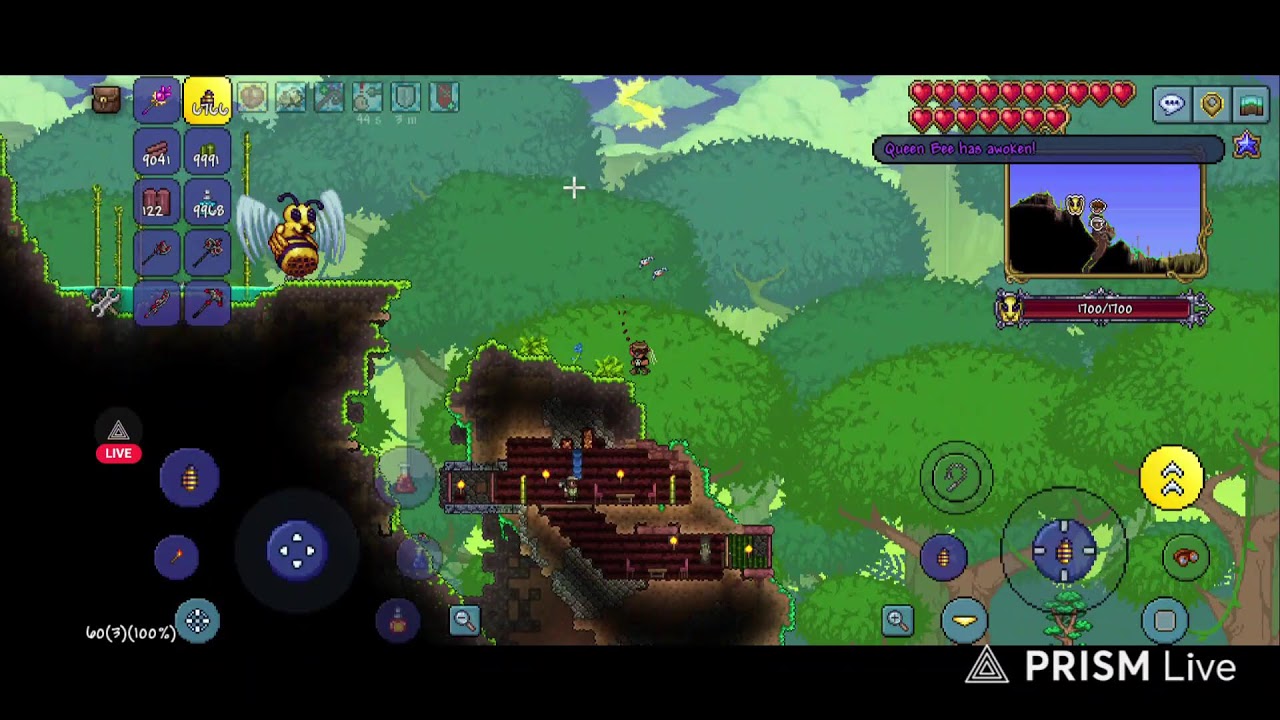 playing terraria journey mode part 1