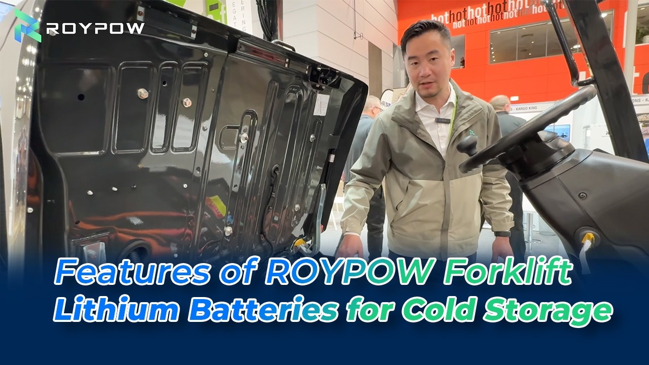 HIRE24｜Features of ROYPOW Forklift Lithium Batteries for Cold Storage