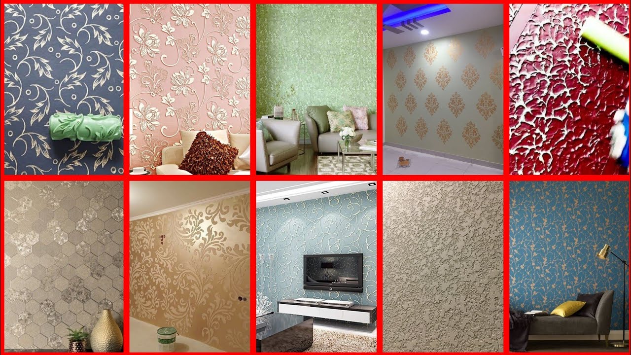 Modern  wall texture design ideas | Asian paint Royale play texture design photo | wall painting