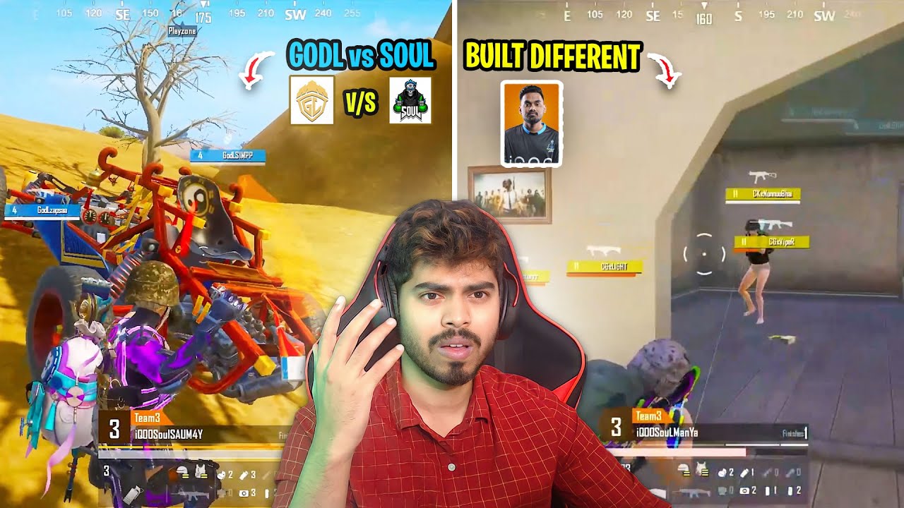SOUL vs GODL INTENSE | MANYA 1v4 CG🔥 | UE The Multiverse Semi finals Day 1