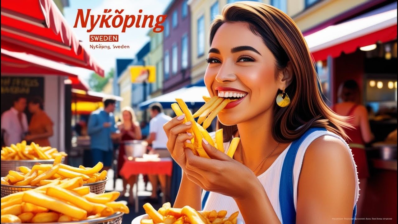 Nobody Told Me About Nyköping's INSANE Street Food! 😱