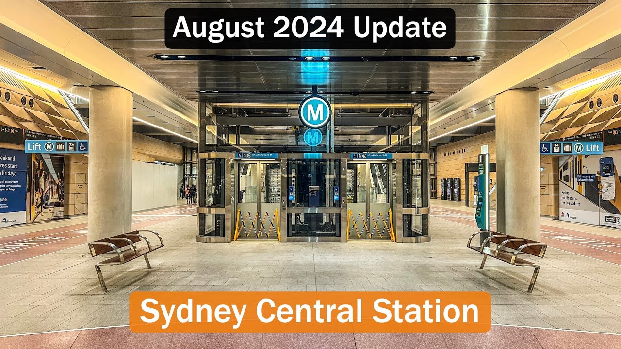 Transport for Sydney Vlog 842: Sydney Central Station - August 2024 Update