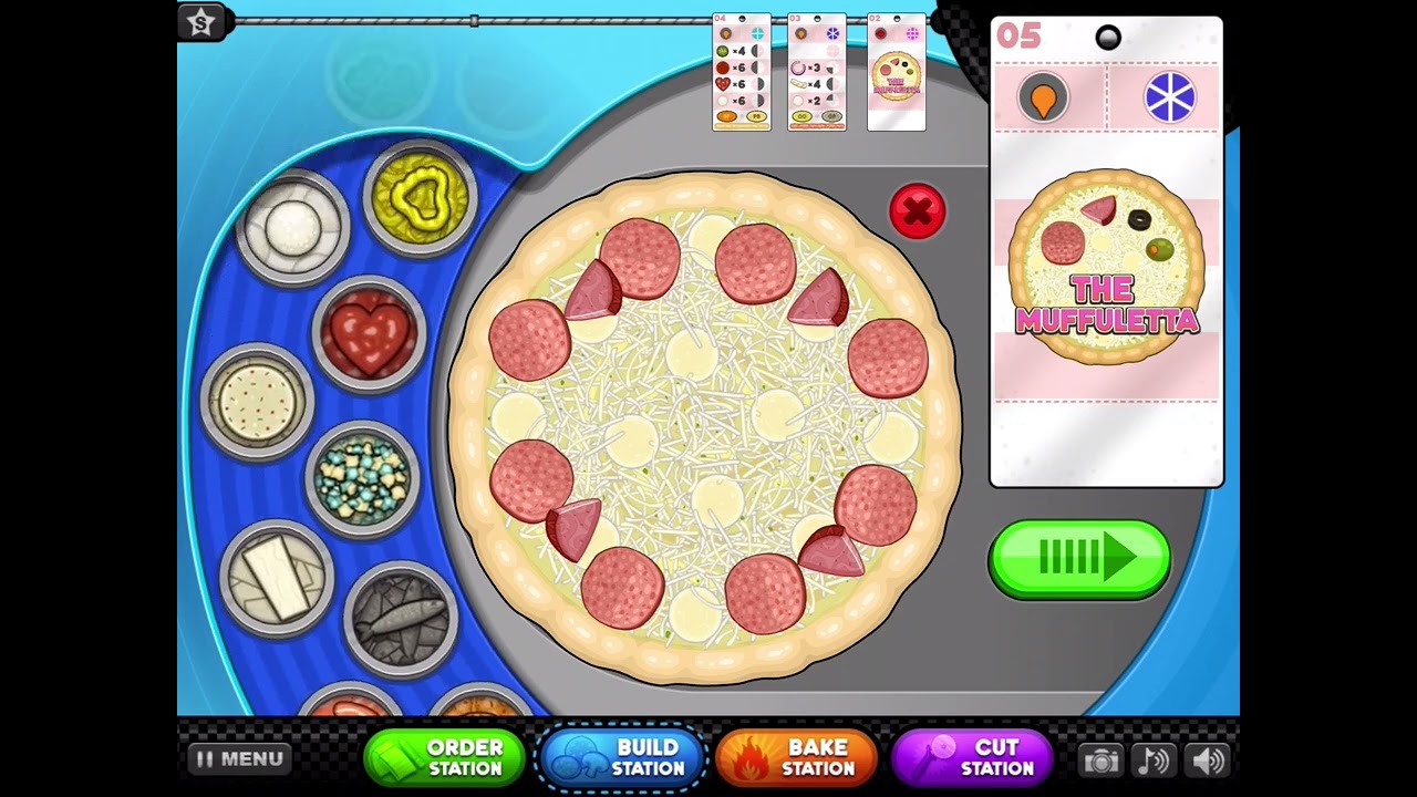 Papa's Pizzeria HD - All Special Recipes Earned
