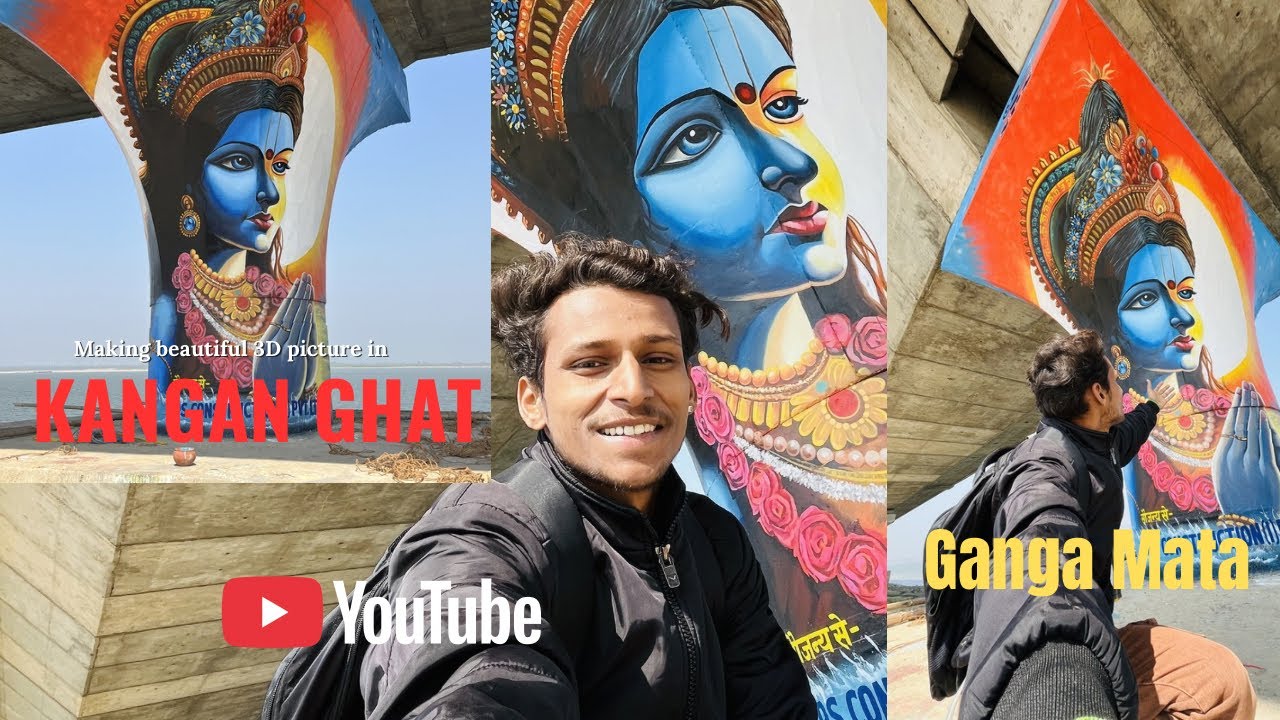 3D Painting | kangan Ghat | PATNA CITY📍| AMIT YADAV VLOGS 