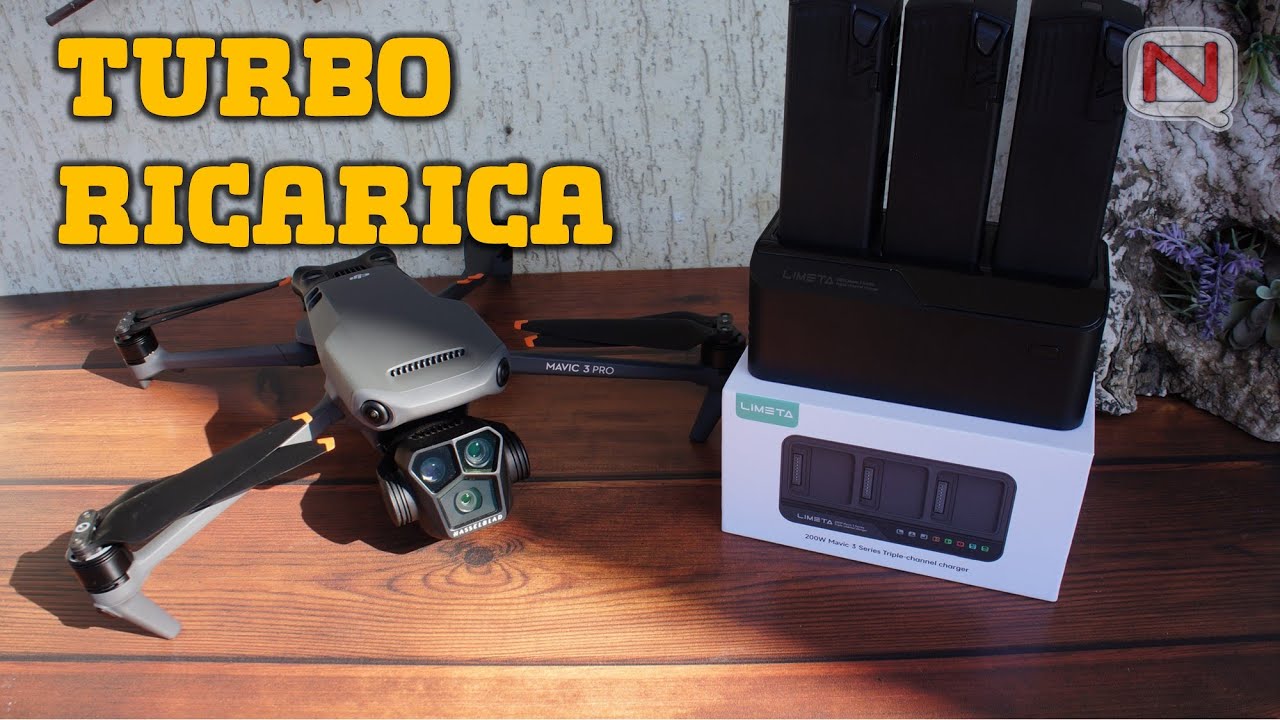 Ricarica Turbo per il tuo drone DJI Mavic 3 -  Limeta 200W Caricabatteria Intelligente