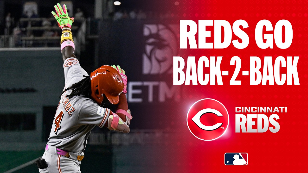 Matt McLain and Elly De La Cruz crush BACK-TO-BACK home runs for the Reds! 💥 | MLB Highlights