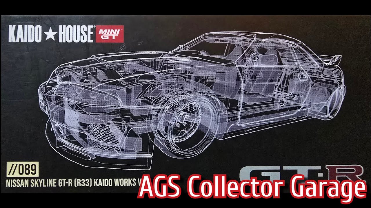 Kaido House MiniGT 089 NISSAN SKYLINE GT-R R33 | Unboxing y Review 1:64” 