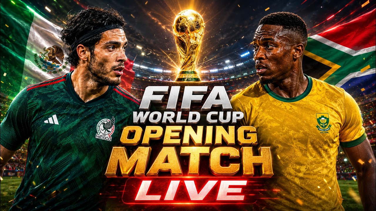 FIFA World Cup 2026 Livestream | Mexico Vs South Africa | South Africa Vs Mexico Live Stream Today