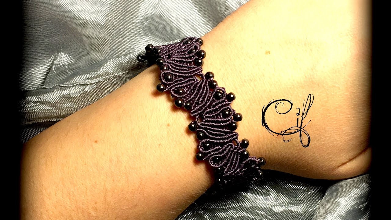 Tutorial Bracciale Macramè Ventagli