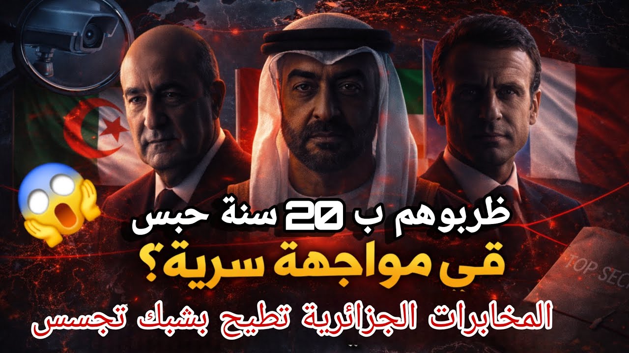 زلزال أمني ظرب الجزائر المخابرات الجزائرية تضرب بقوة والعدالة تتحرك تخلطت في اخط ر قضية جو سسة
