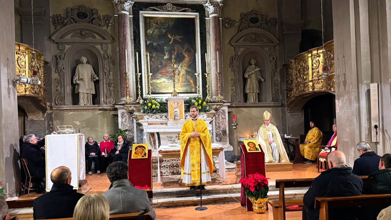 La Divina Liturgia (la Messa) in rito Bizantino-Slavo promossa dall'Associazione Russia Cristiana