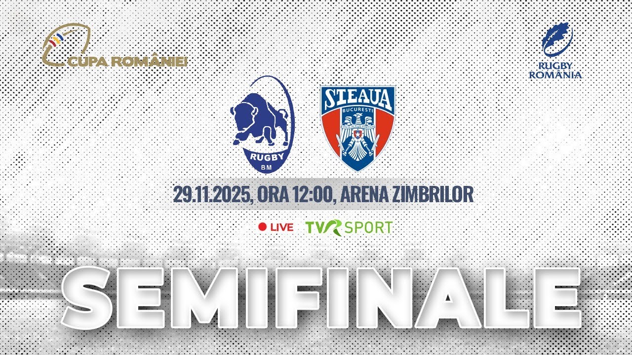 29 noiembrie, ora 12:00, CSM Știința Baia Mare - CSA Steaua, semifinale Cupa Romaniei