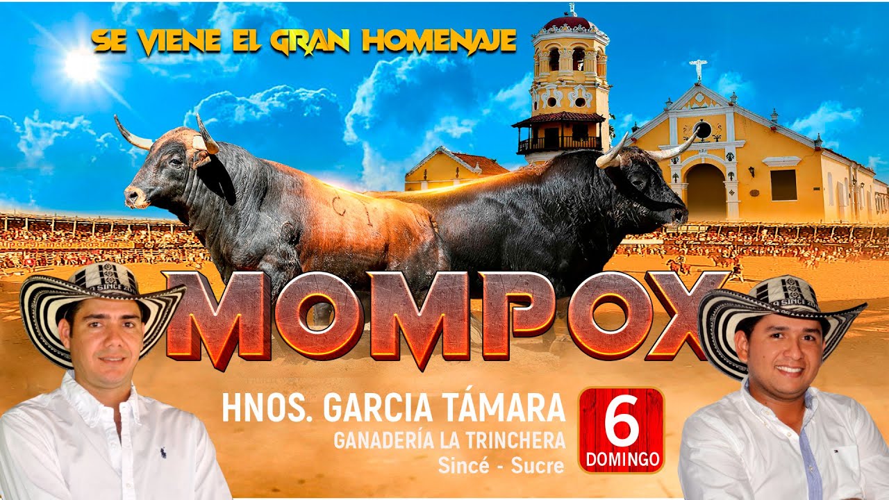Toros de la ganaderia la Trinchera para MOMPOX 2023