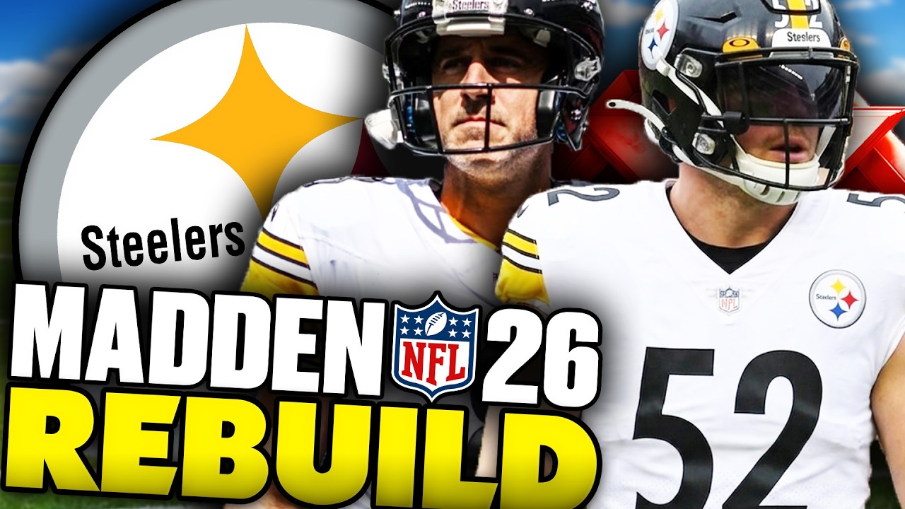 Я выбрал лучшего новичка-лайнбекера в истории Madden! Перестройка Pittsburgh Steelers в Madden 26