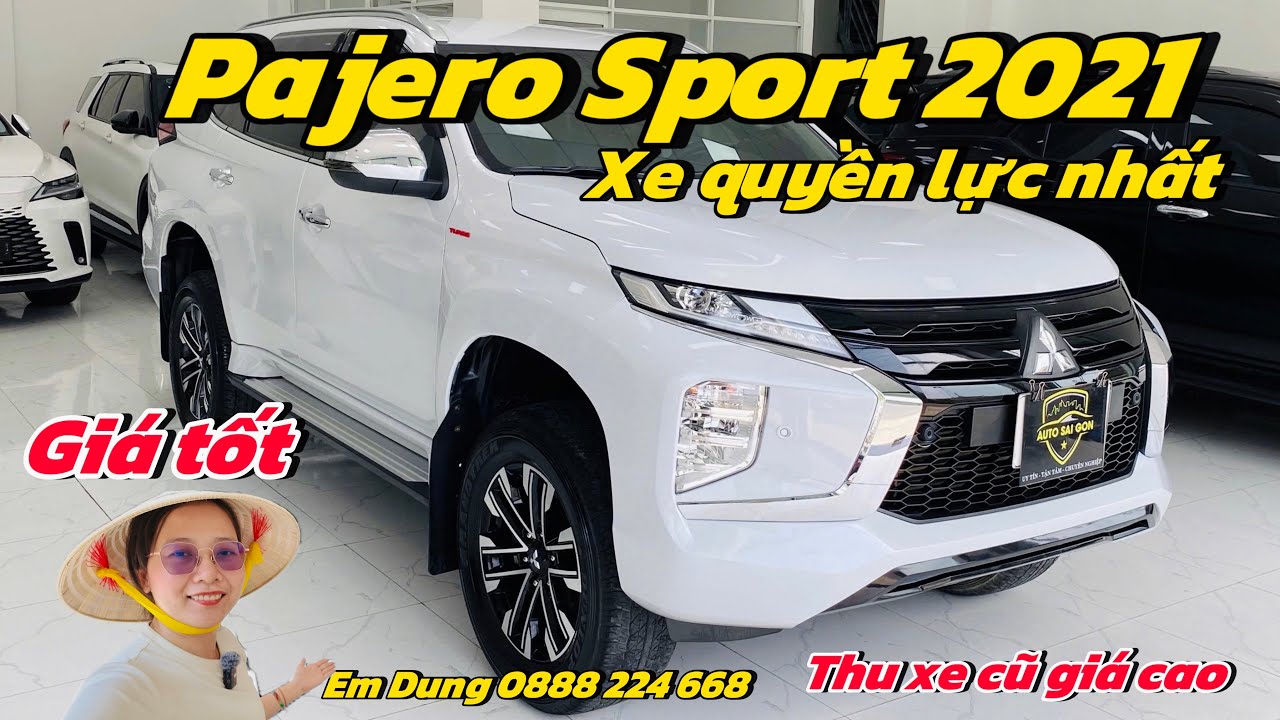 Mitsubishi Pajero Sport 2021 máy dầu 1 cầu xe 7 chỗ tiện nghi giá tốt|Thu mua ô tô cũ Tphcm