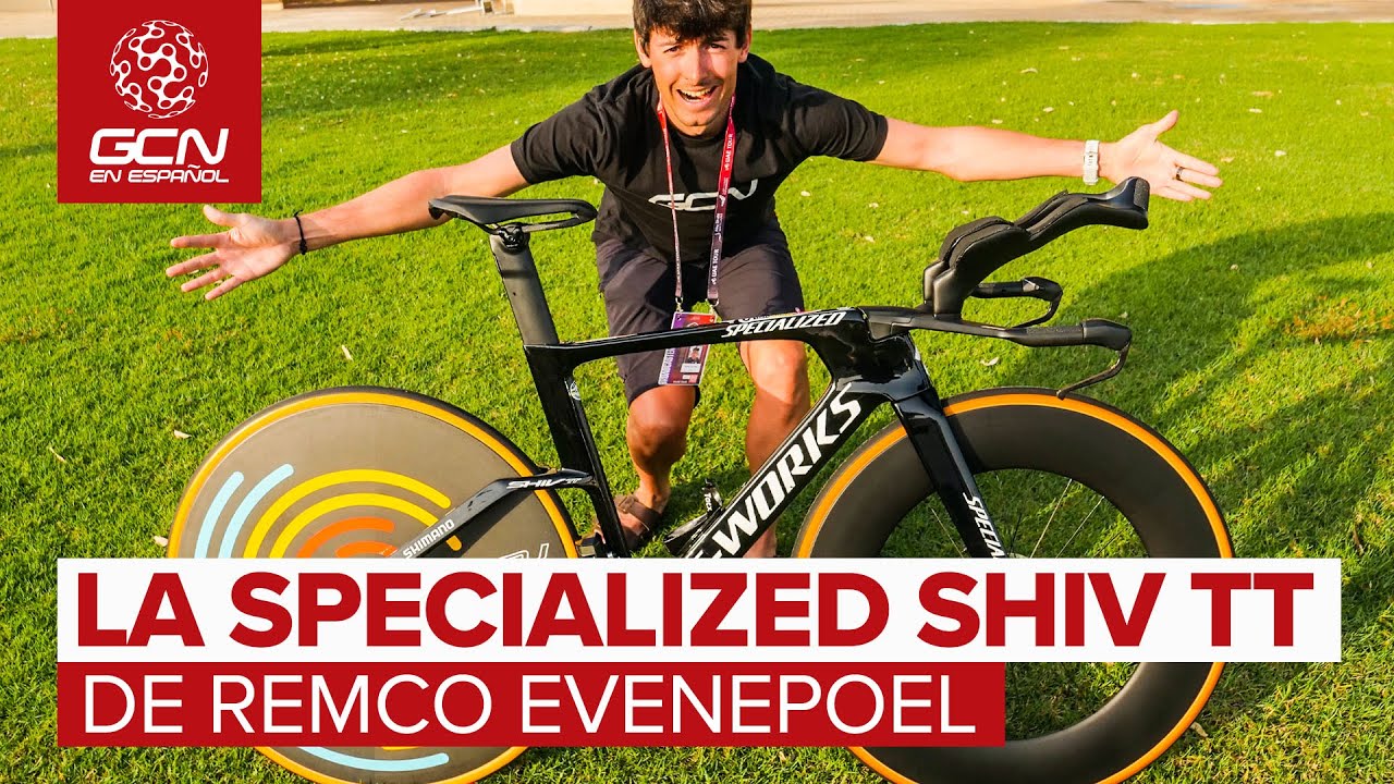 La Specialized Shiv TT de Remco Evenepoel