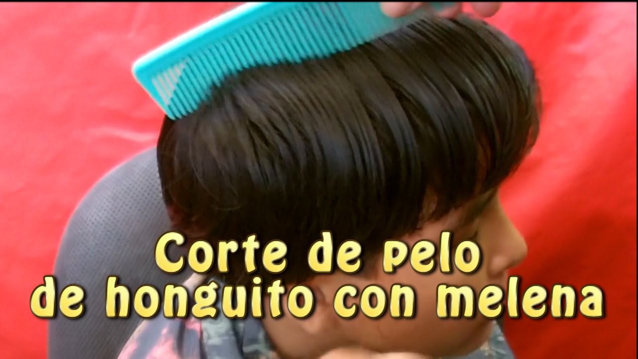 Corte de pelo honguito con melena |Creaciones y manualidades angeles