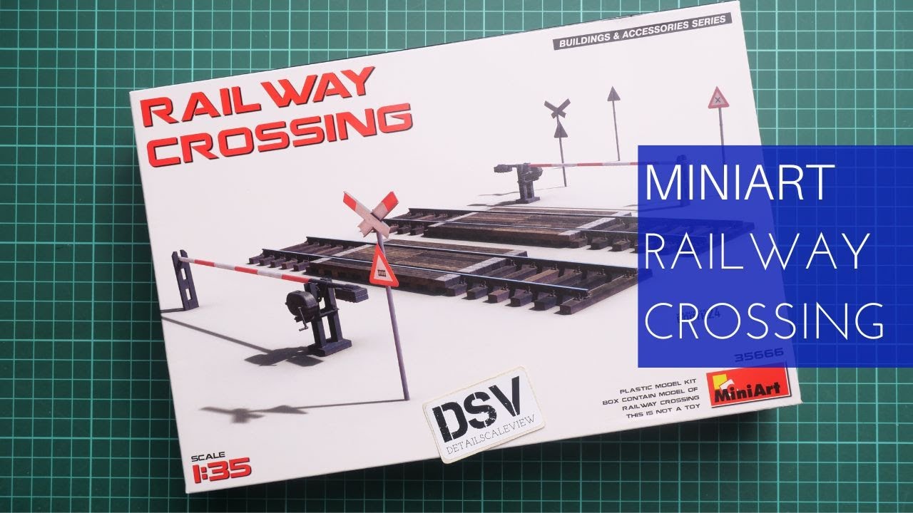 Miniart 1/35 Railway Crossing (35666) Review