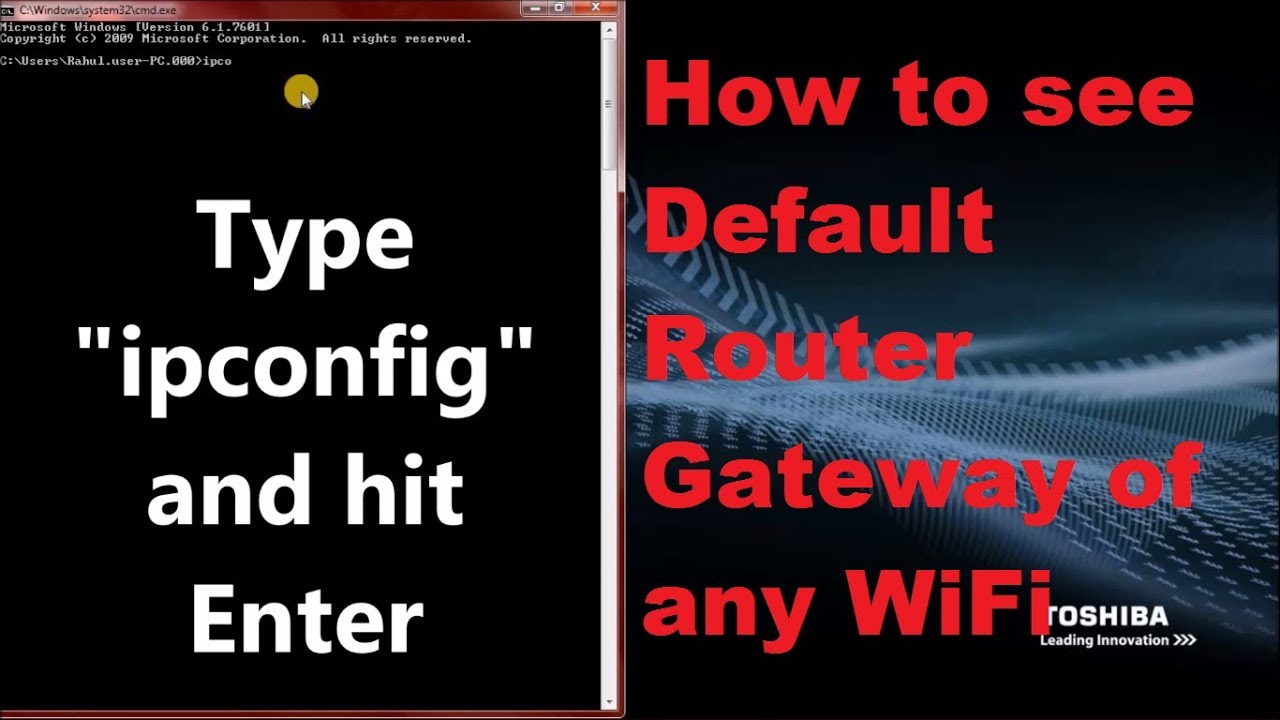 How to see Default Router Gateway of any WiFi | GreyExploiter | CMD