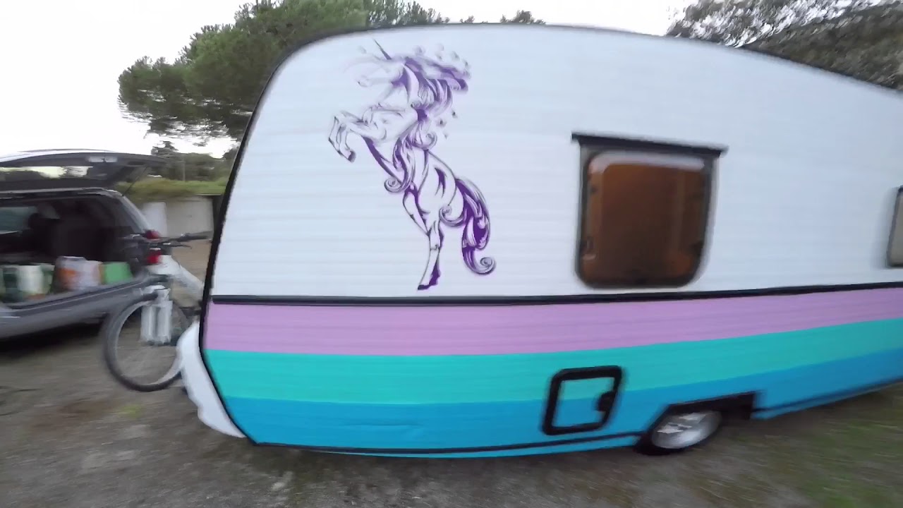 Restauración caravana moncayo Alhambra 1 mes en 3 minutos