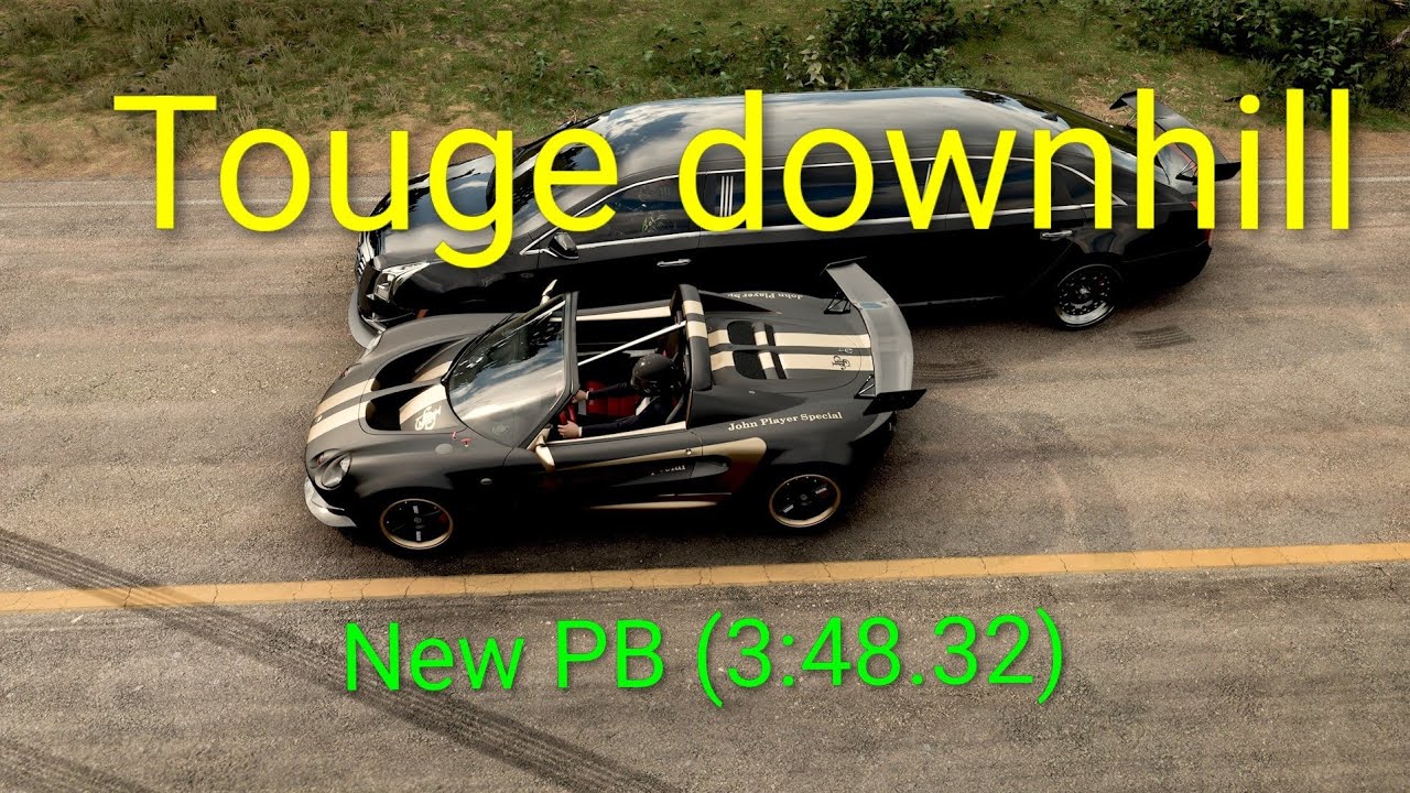 Forza Horizon 5 New PB on the Touge downhill. (Full run)