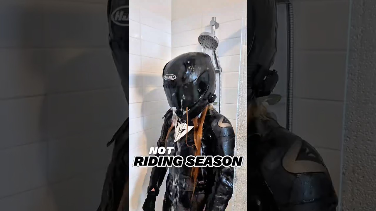 at least my leather jacket got its annual wash 🧼 