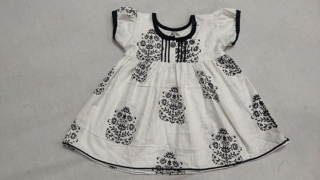 5,6 महीने के बच्चों का बहुत ही सुन्दर फ्राक बनाएं | Baby Frock Cutting and Stitching