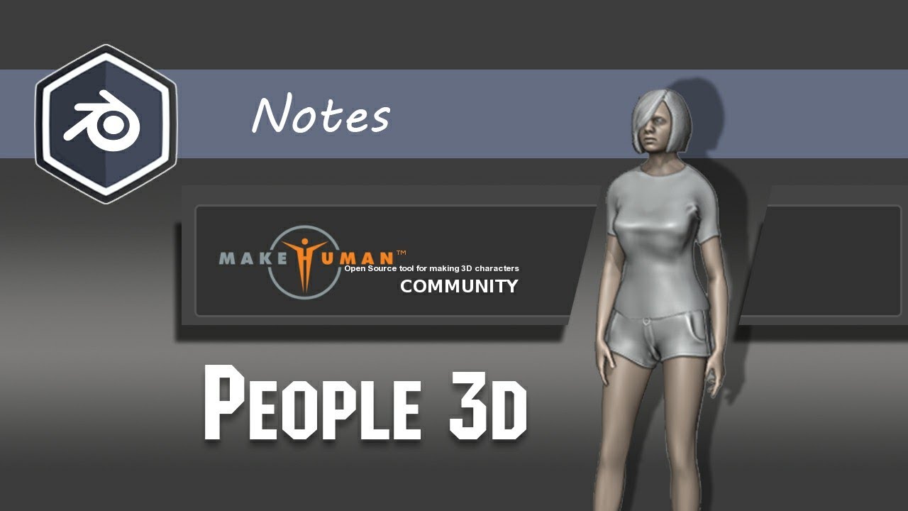 Make human for Blender
