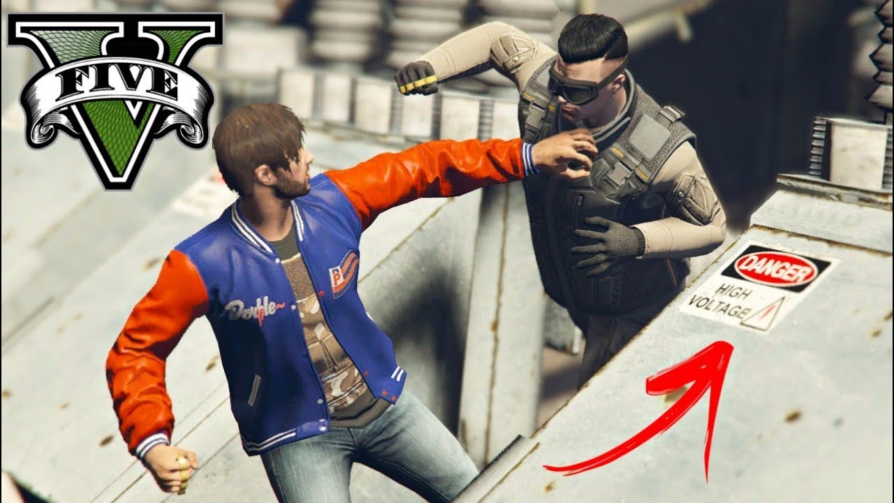 GTA V Online : MATA MATA DE ALTA TENSÃO, PORRADARIA COM CHOQUE ELETRÍCO, ÉPICO!!!