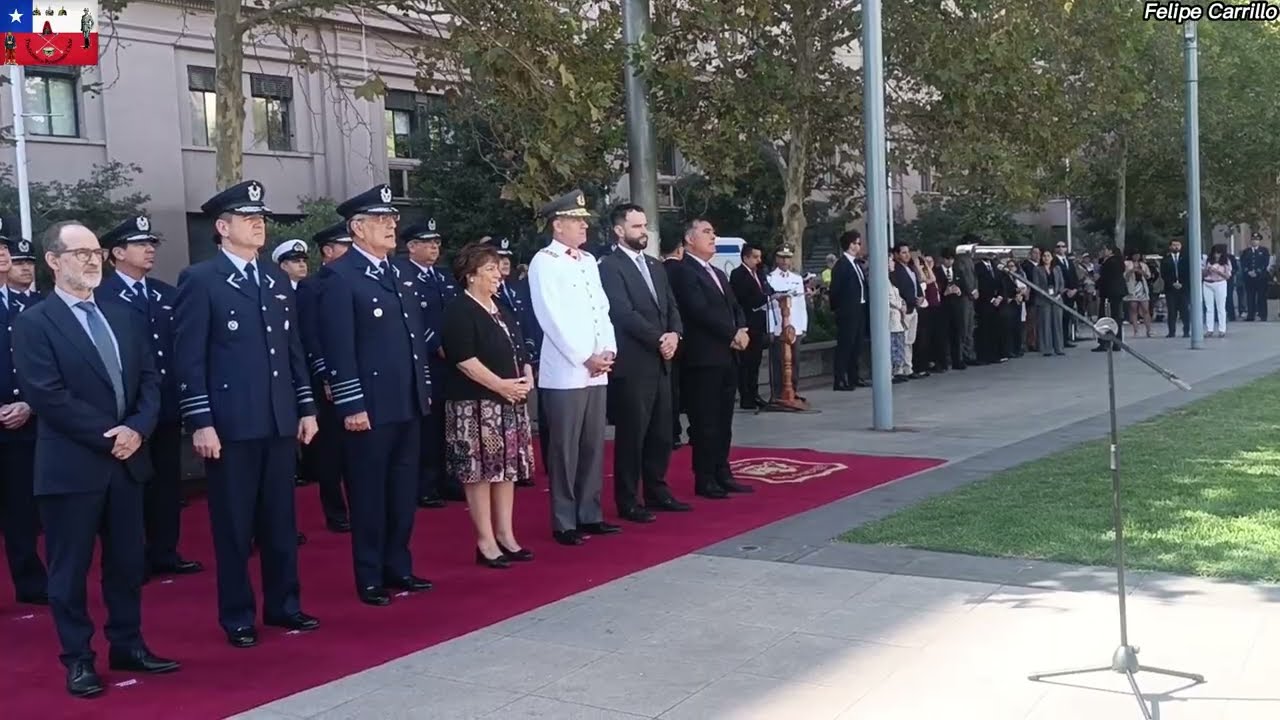 Increible Ceremonia de Izamiento de la Gran bandera - Fuerza Aerea de Chile - Marzo de 2026