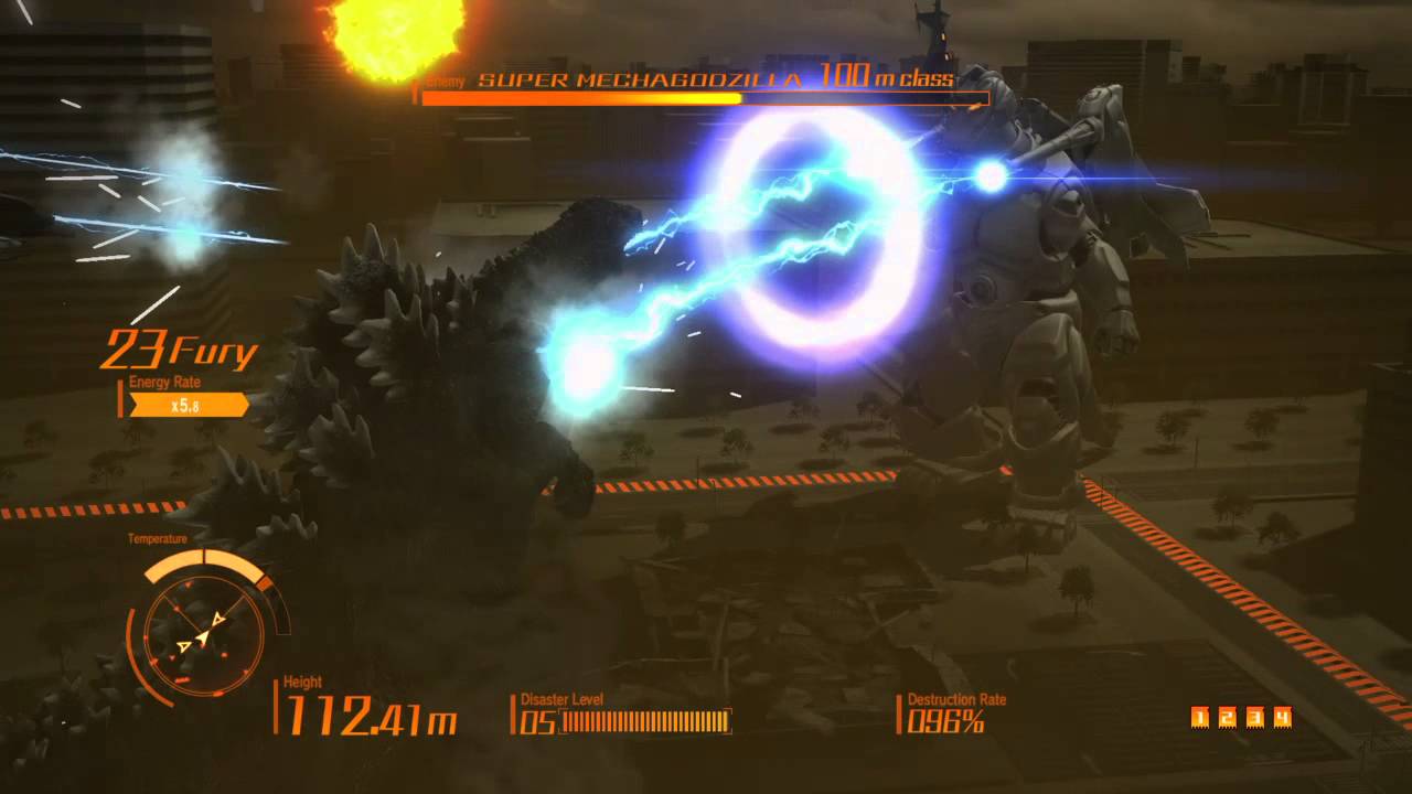 Hukagodzilla vs KIRYU & SUPER MECHAGODZILLA