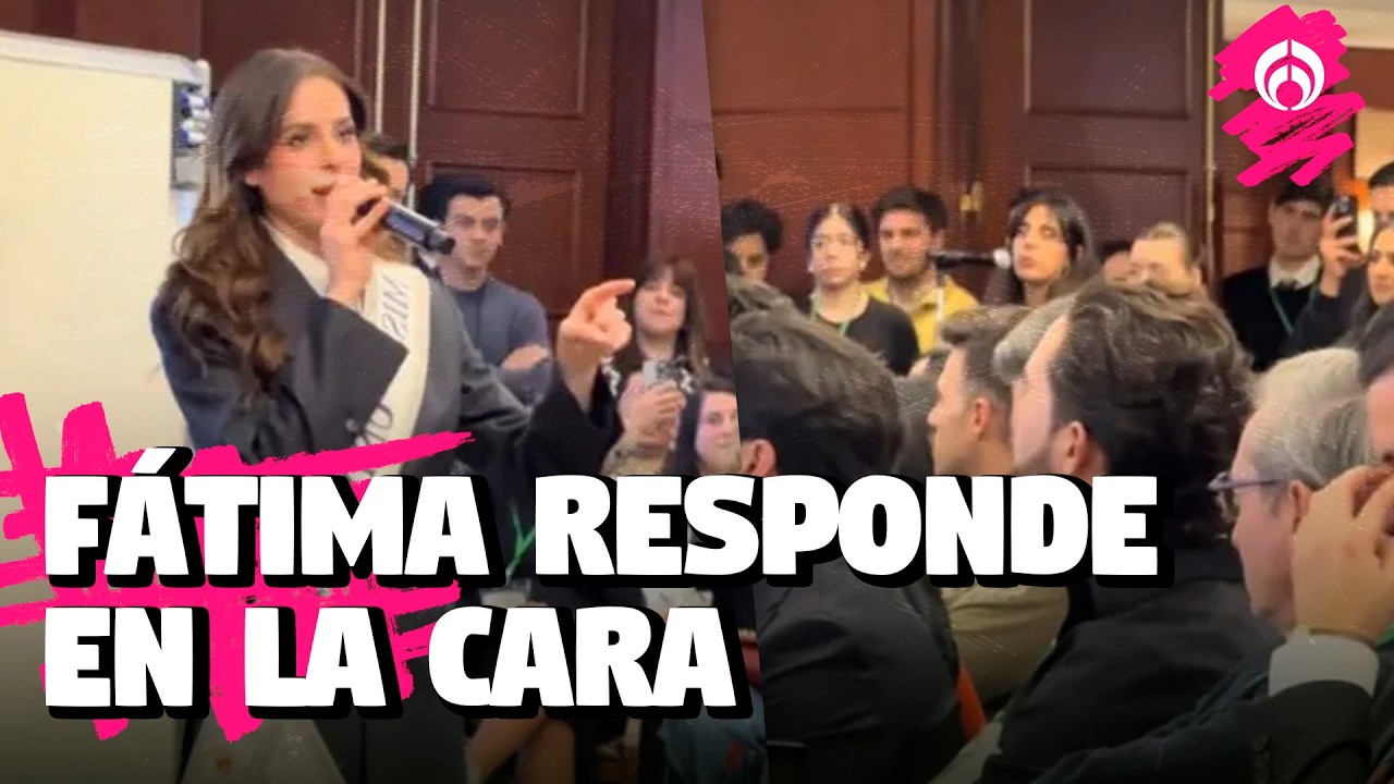 Fátima Bosch responde a crítica en Harvard: “Trabajé duro por esa corona”