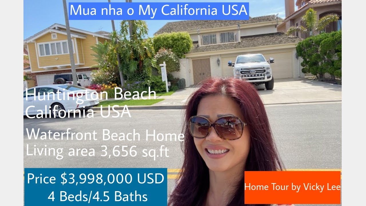 Tour fixer upper waterfront home Huntington Harbour City Huntington Beach California USA |Home Tour