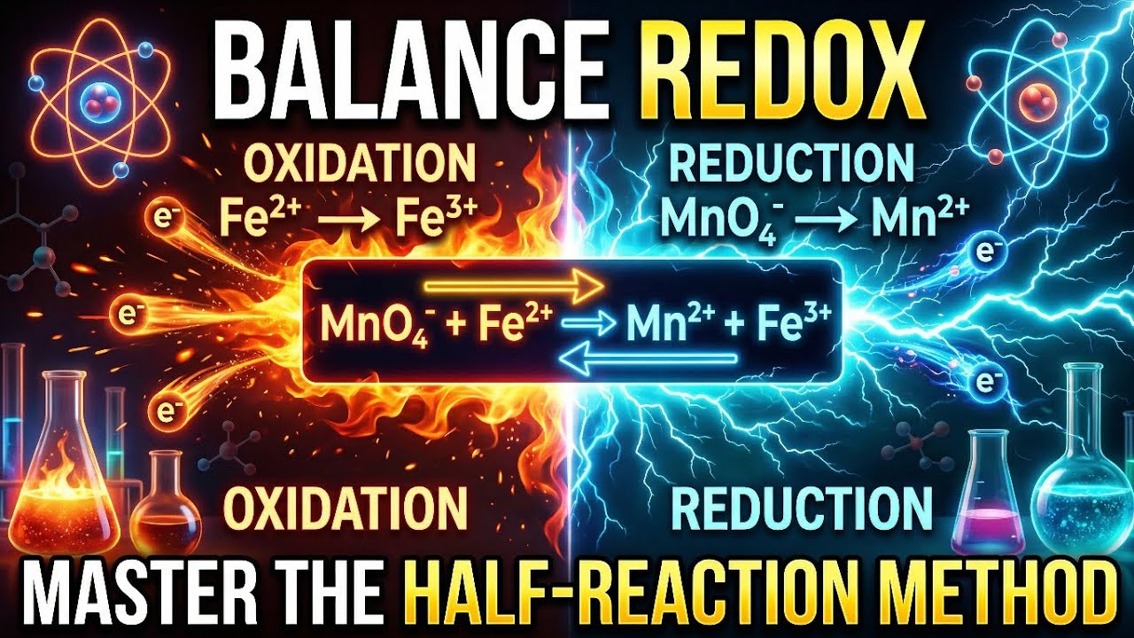 How to balance a redox reaction in acidic and basic medium ( Oxidation Number method)